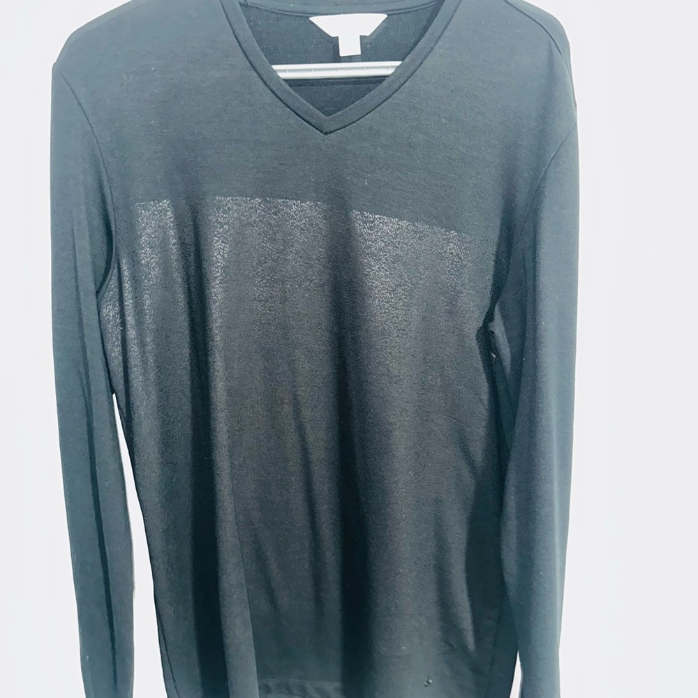 Calvin Klein Charcoal V-Neck Sweater
